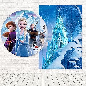 Kit Painéis Casadinho Tecido Sublimado Frozen WPC-019