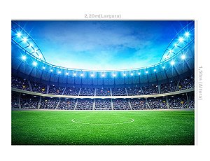 Fundo Fotográfico Tecido Sublimado Newborn 3D Futebol 2,20x1,50 WFF-468