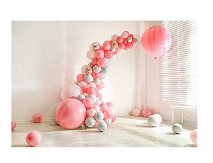 Fundo Fotográfico Tecido Sublimado Gigante 3D Balões Bexigas Horizontal 3,00x2,50 WFG-068