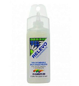 Cola Relevo Transparente  35ml - Corfix