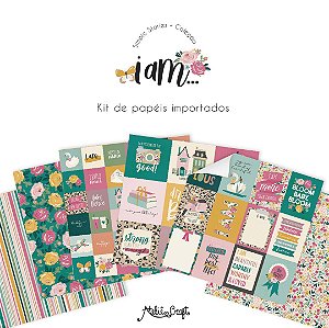 Kit de Papéis - Coleção I AM (Simple Stories)