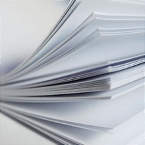 Kit de Papéis Branco Textura Linho - 180g