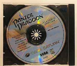 Jogo/cd Sega Saturn Original: Panzer Dragoon - Americano