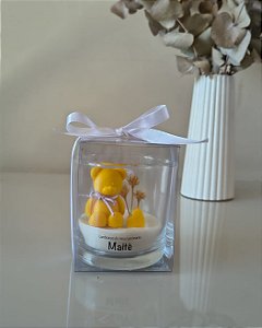 10 Velas lembrancinha ursinho.