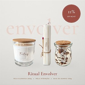 05 | Kit Vela de Intenção + Vela Clássica + Sais de Banho