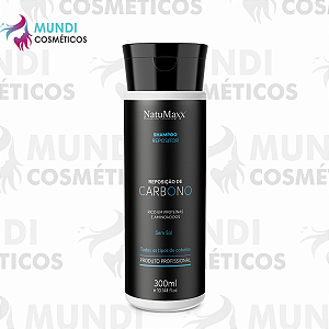 Shampoo Reconstrutor Reposição De Carbono 300ml Natumaxx
