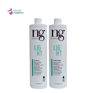Kit Light Shampoo e Condicionador Ng de France 1L