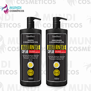 Kit Shampoo E Condicionador Anabolizante Capilar Natumaxx 1L