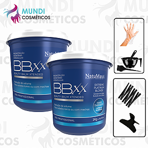 2 Bbxx Btx Capilar Beauty Balm Extrem Platinum Blond Natumaxx 1k