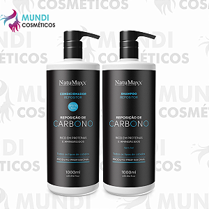 Shampoo + Condicionador Carbono Natumaxx 1L