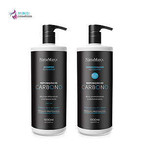 Shampoo + Condicionador Carbono Natumaxx 1L
