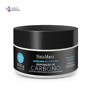 Máscara Reconstrutora Reposição de Carbono NatuMaxx 300g