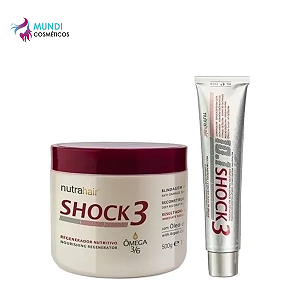 Kit Shock3 Nutrahair Blindagem 500g e Complexo Finalizador