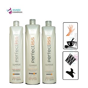 Kit Perfect Liss Tourmaline 3 Passos Escova Progressiva 1,250 ml