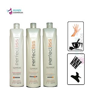 Kit Progressiva Perfect Liss Tourmaline Sem Formol 3 Passos