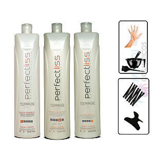 Kit Progressiva Perfect Liss Tourmaline Sem Formol 3 Passos
