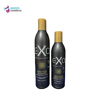 Kit Shampoo e Condicionador Exo Hair Professional Nanotron Reconstrução 350ML