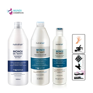 Progressiva Monoi De Tahiti (3 Ítens) Nutra Hair