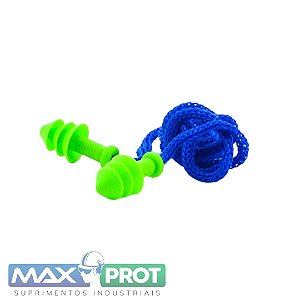 PROTETOR AUDITIVO DE SILICONE COM CORDÃO 14DB QUANTIUM - LIBUS