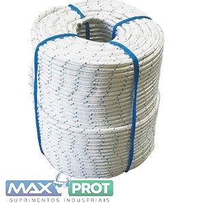 CORDA DE SEGURANÇA POLIAMIDA 12MM ROLO COM 50 METROS NR12 - PLASMODIA