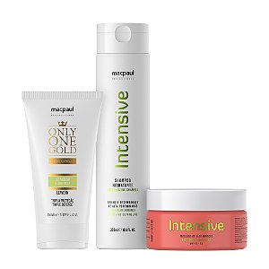 Kit Shampoo e Máscara Intensive e leave-in Coconut