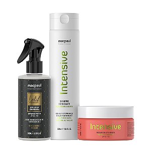 Kit Shampoo e Máscara Intensive e Hair Milk Protein