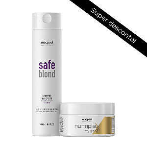 Kit Safe Blond e Máscara Capilar Nutriplex