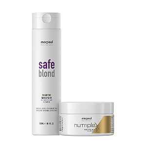 Kit Safe Blond e Máscara Capilar Nutriplex