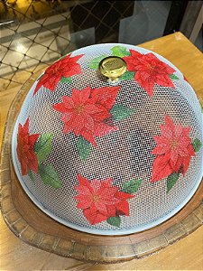 Cobre bolo Natal