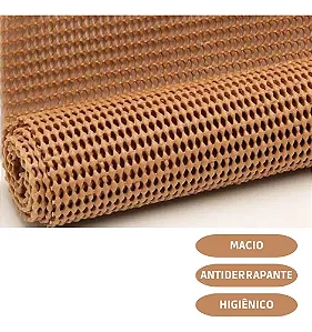 Tela Antiderrapante Caramelo - 1,20Mt de Largura