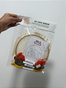 KIT PARA BORDAR - GIRASSOL