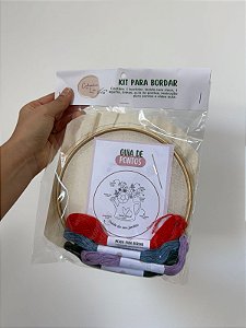KIT PARA BORDAR - CUIDE DO SEU JARDIM