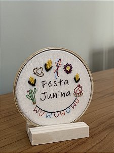 BORDADO FESTA JUNINA 14cm