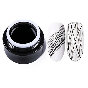 Spider Gel teia de aranha - Preto