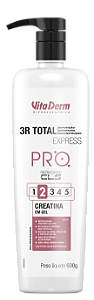 Pro Creatina em Gel SOS Capilar 3R Total Express 600ml - Vita Derm