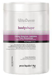 Creme Redutor Corporal para Massagem Body Shape 1000gr - Vita Derm