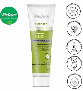 Cleanser Peeling de Laranja 100gr - Vita Derm