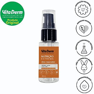 Óleo Reparador de Pontas Nutrição Extrema 30ml - Vita Derm