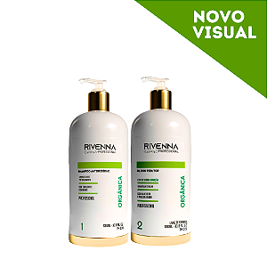 Progressiva Rivenna Orgânica 1L + Shampoo Antirresíduo 1L