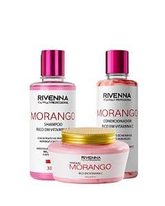KIT HOME CARE DE MORANGO 300G