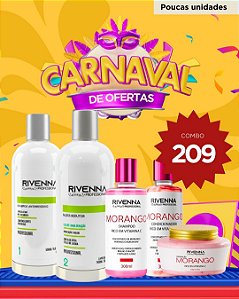 SHAMPOO ANTIRRESIDUO 500ML + PROGRESSIVA ORGANICA 500ML + KIT DE MORANGO 300 ML