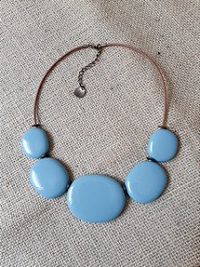 Colar Lyra azul