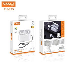 Fone Bluetooth Estéreo Sem fio Agold FN-BT5
