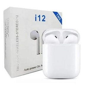 Fone De Ouvido Bluetooth I12 Touch Tws 5.0