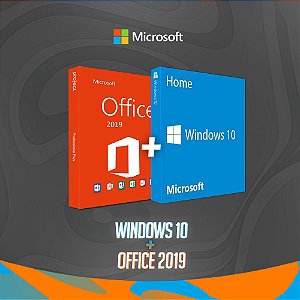 Office 2019 + Windows 10 Pro - 32/64 Bits - Licença ESD + Nota Fiscal