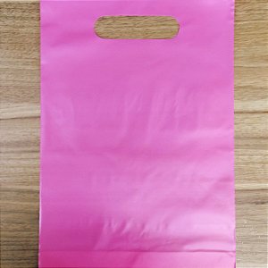 Sacola Vazada Boca Palhaço Fundo Sanfona Rosa Pink - Cod 1410 (QUEIMÃO)
