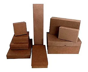 Caixa 22x15x03 0192 Kraft  420gr Tampa Kraft - Cod 1160
