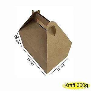 Caixa Maleta 15x10x08 2592 Kraft 300g sem visor - Cod 1205