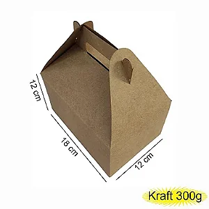 Caixa Maleta 18x12x12 2592 Kraft 300g sem visor - Cod 1206