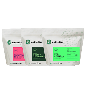 [ Kit Degustação 3 Cafés ] Lançamentos do Joabe